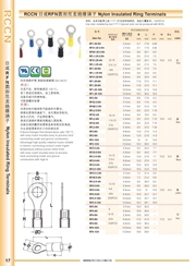 日成圆形尼龙绝缘端子 RFN