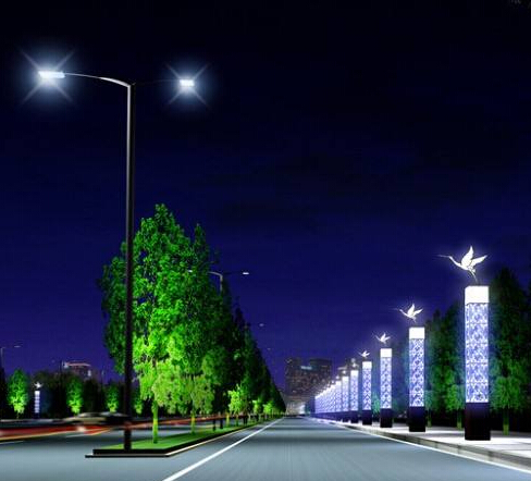 道路照明升级改造 传统灯具更换为LED灯